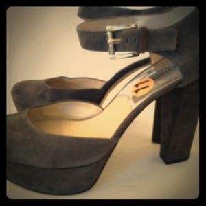 Michael Kors Platform Suede Platform Heels